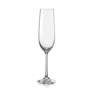 BOHEMIA Cristal Champagnerglas Viola Transparent