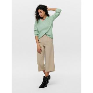 ONLY Pullover V-Ausschnitt Meliert  