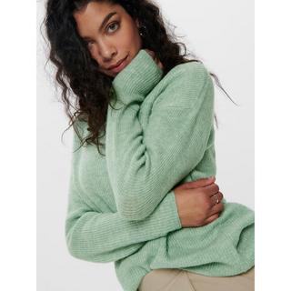 ONLY Pullover V-Ausschnitt Meliert  