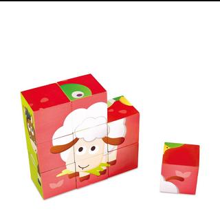 Hape  Puzzle a blocchi degli animali della fattoria 