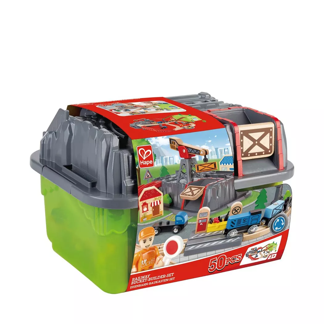 Hape Spielzeug-Eisenbahn "Eisenbahn-Baukasten"