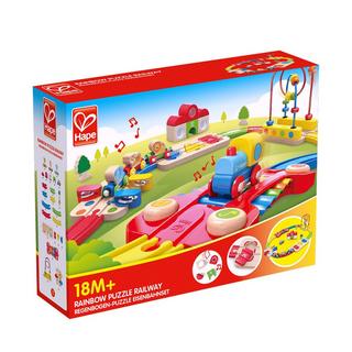 Hape  Regenbogen-Puzzle Eisenbahnset 