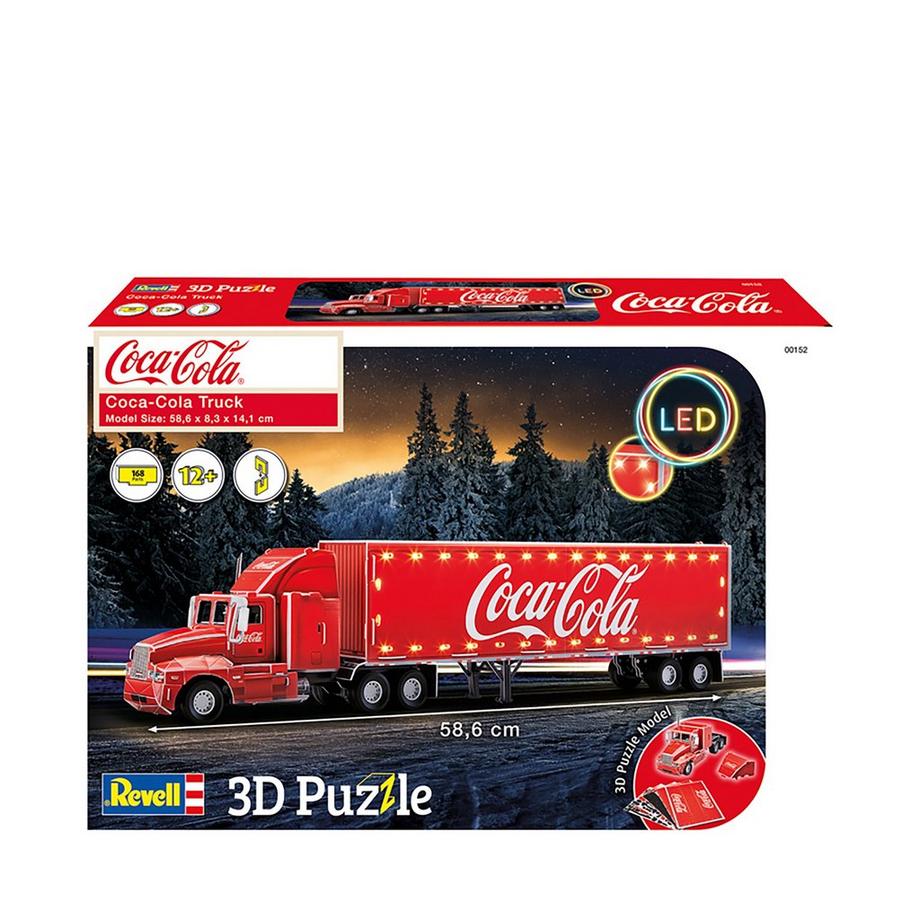 Revell  3D-Puzzle Coca Cola Truck LED 