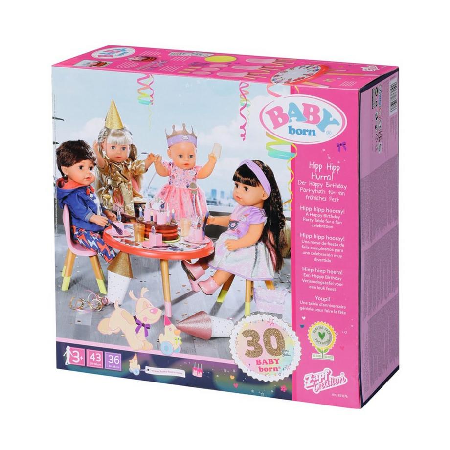 Zapf creation  Baby Born Geburtstagstisch 