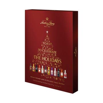 Schokoladen Adventskalender mit Likör