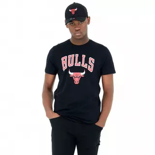 NEW ERA NBA Chicaco Bulls T-Shirt Black
