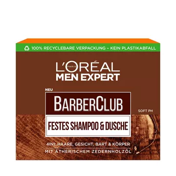 Men Expert Barber Club Solid Shampoo & Shower