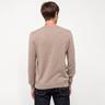 Manor Man Cashmere Merino Pull, col rond, manches longues 