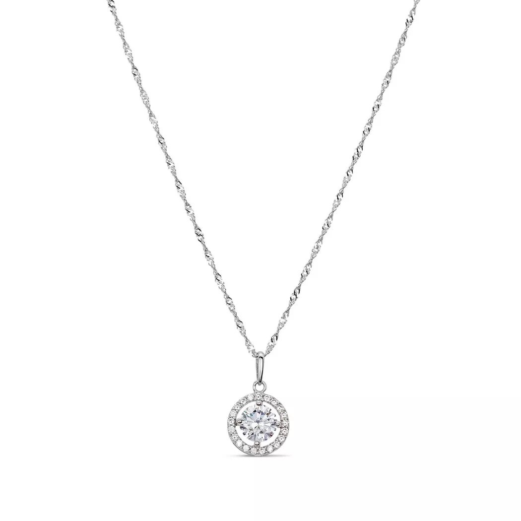 L' Atelier Gold 18 Karat by Manor - Halskette, 42cm, Weissgold