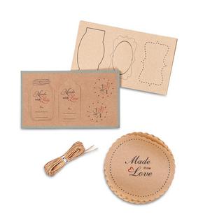 Manor Etichette per barattoli da conserva Made with Love 