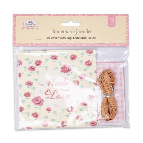 Manor Etichette per barattoli da conserva Made with Love 