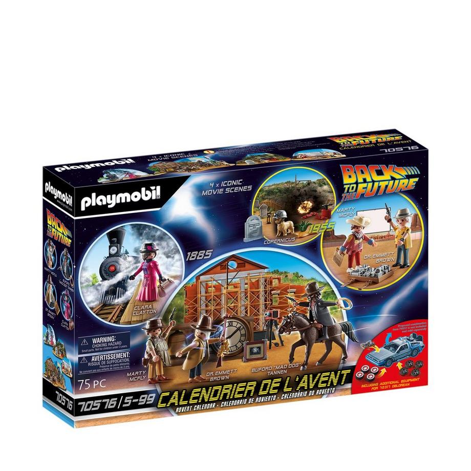 Playmobil  70576 Calendario dell'Avvento "Back to the Future Part III"  