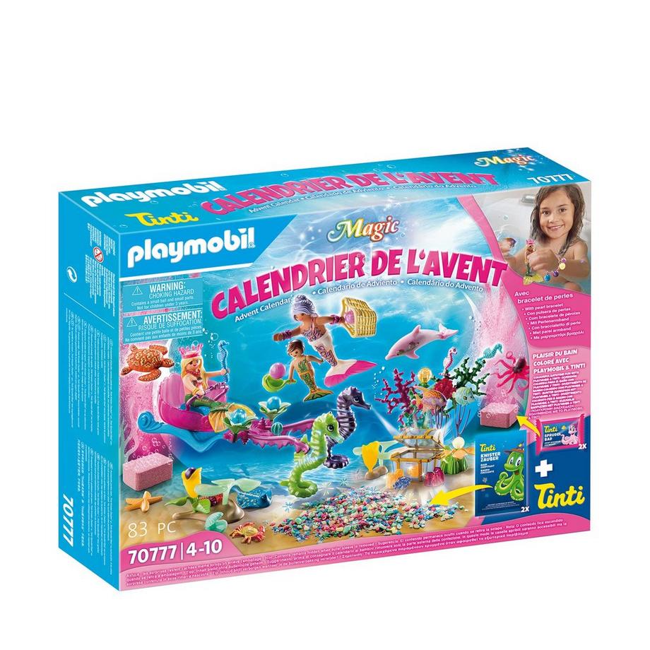 Playmobil  70777 Calendario dell'Avvento "Bagno Magico con le Sirene" 