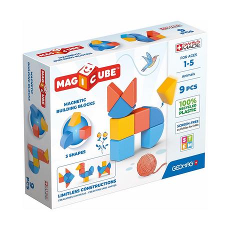 Geomag  MagiCube Tiere, 9 Teile 