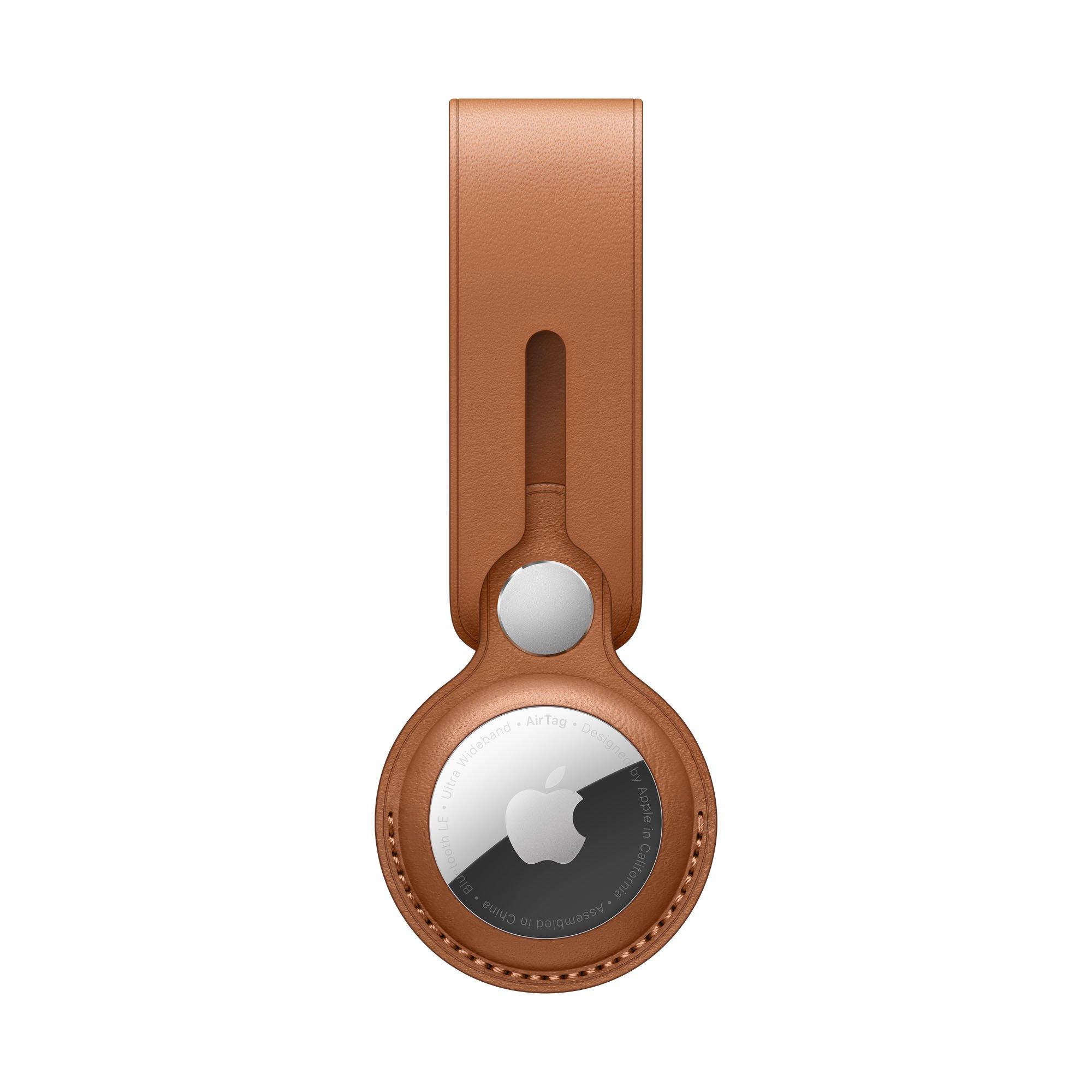Image of Apple AirTag Loop Leather Anhänger für Keyfinder