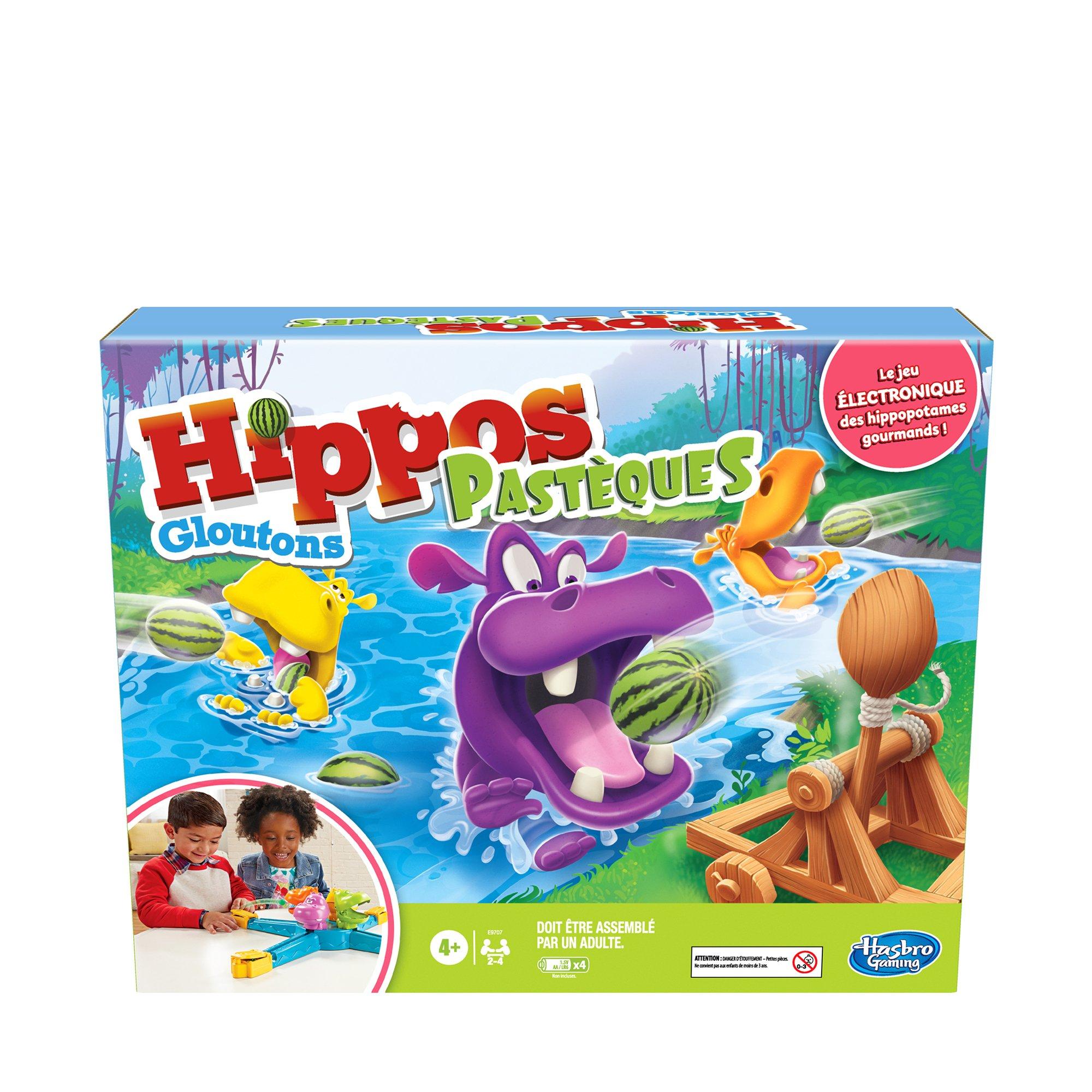 Image of Hasbro Games Hippo Flipp Melonenmampfen, Französisch