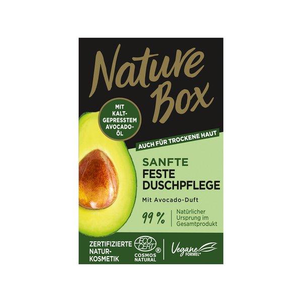 Image of NATURE BOX Koskos Feste Duschpflege sanft mit Avocado-Duft - 100 g