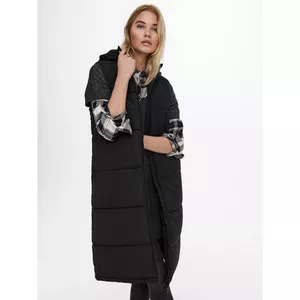Wattiertes Gilet mit Kapuze