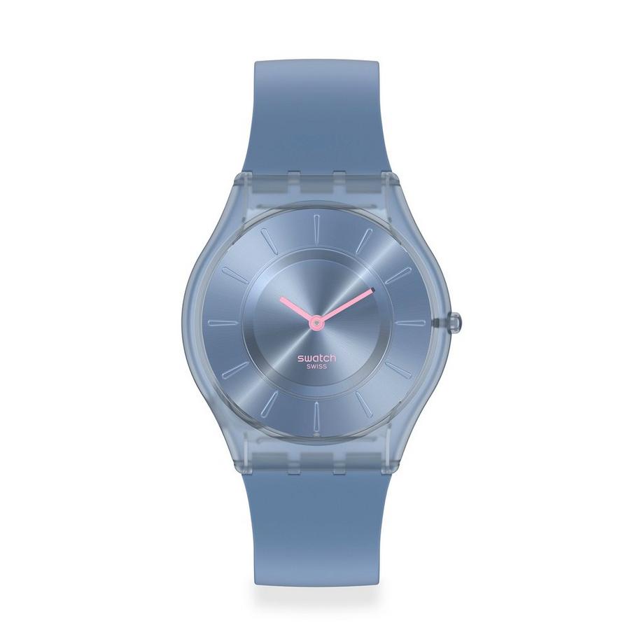 swatch SKIN DENIM BLUE Analoguhr 