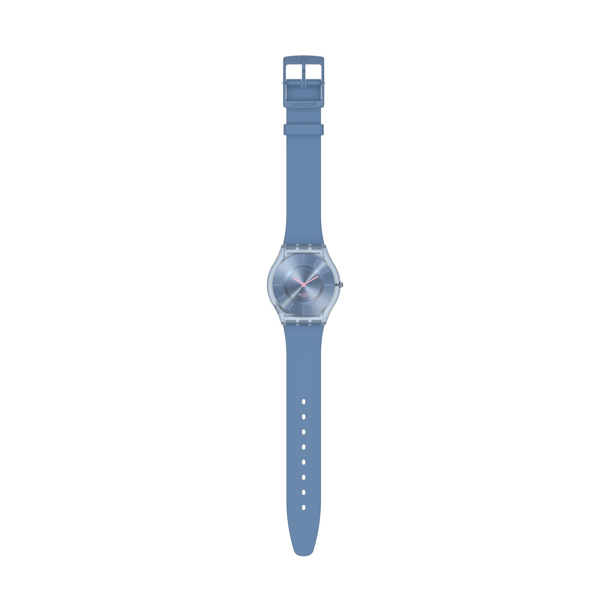 swatch SKIN DENIM BLUE Analoguhr 