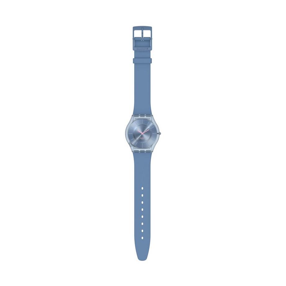 swatch SKIN DENIM BLUE Analoguhr 