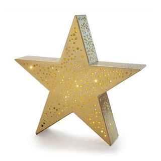STT Lichtobjekt Glamour Metal Star 28 gold 