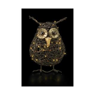 STT Oggetto luminoso Snooki Rattan owl S 