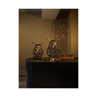 STT Oggetto luminoso Snooki Rattan owl S 