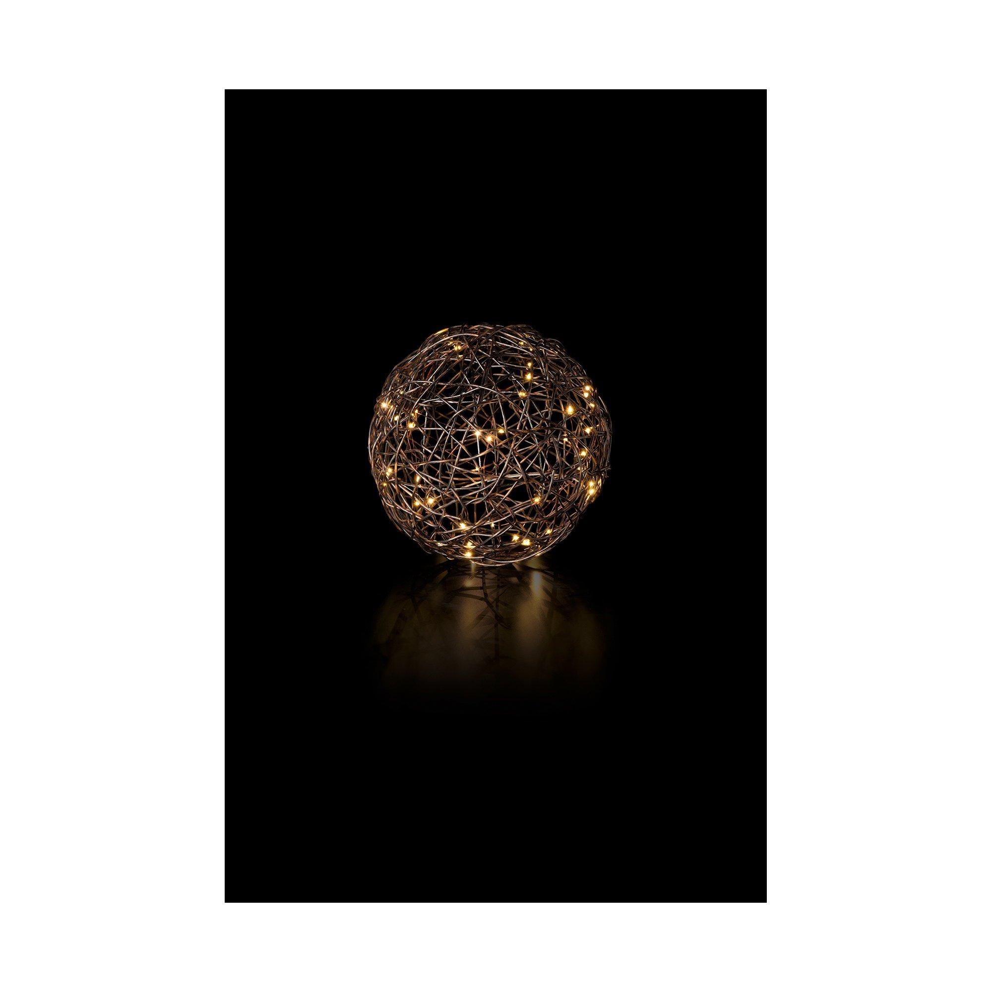 STT Oggetto luminoso Rattan Ball 25 