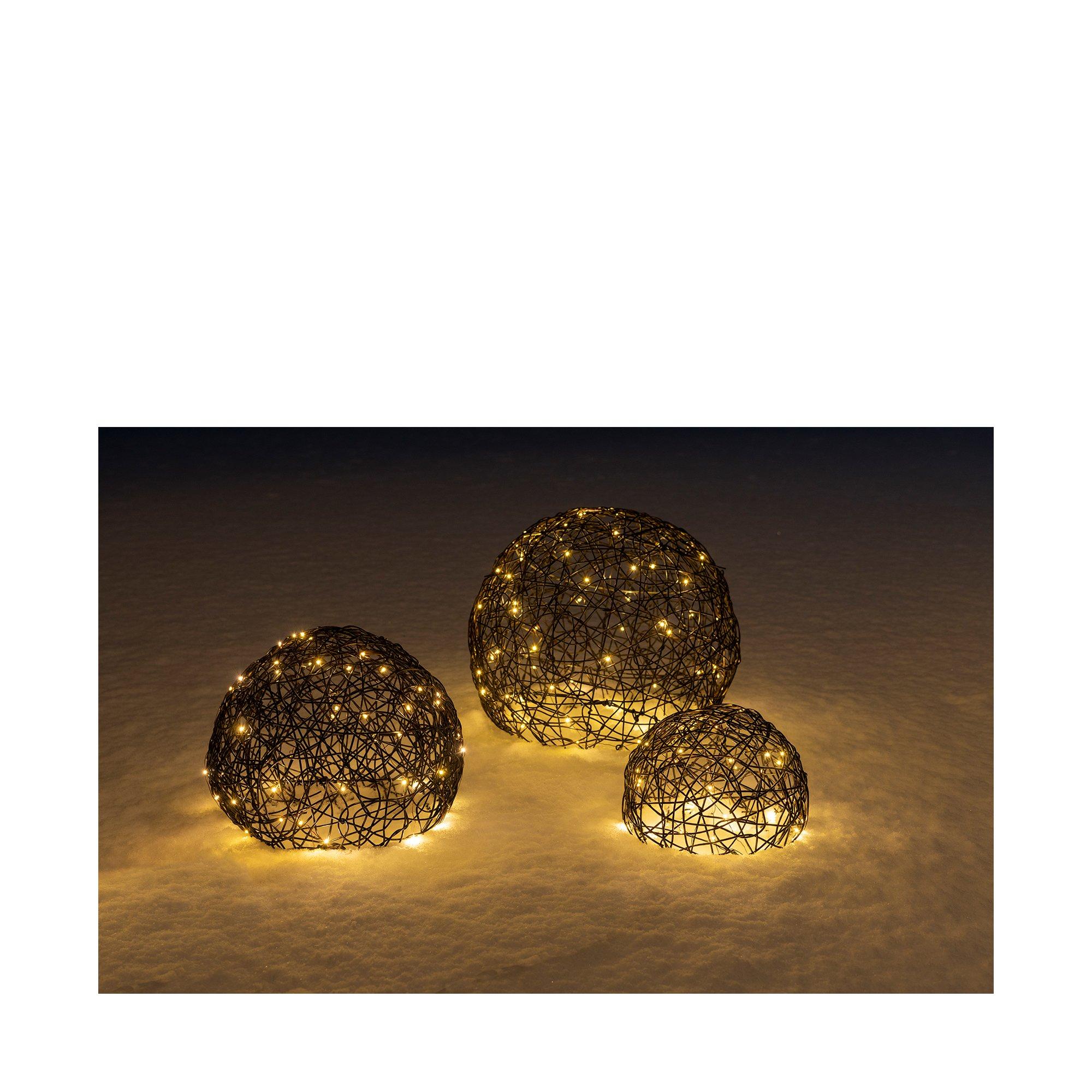 STT Oggetto luminoso Rattan Ball 25 