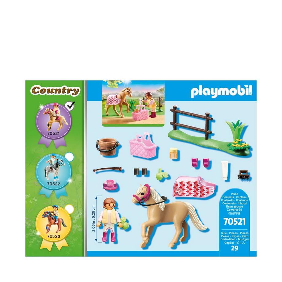 Playmobil  70521 Cavalière avec poney beige 