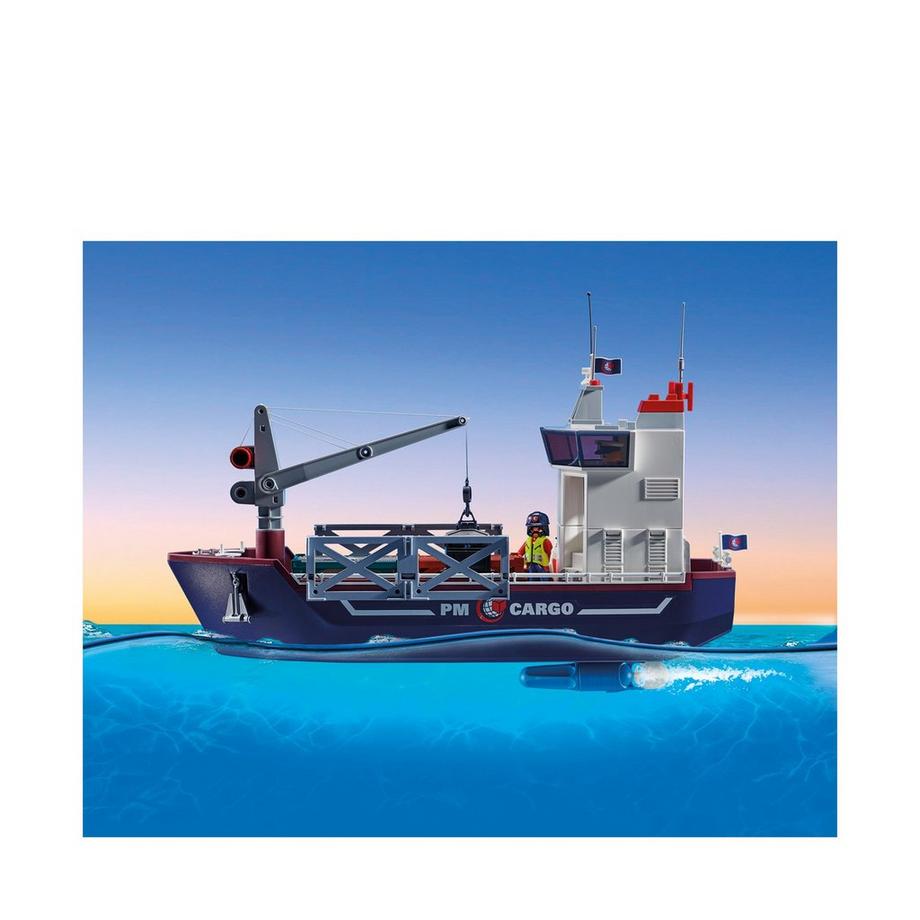 Playmobil  70769 Nave da carico con container 