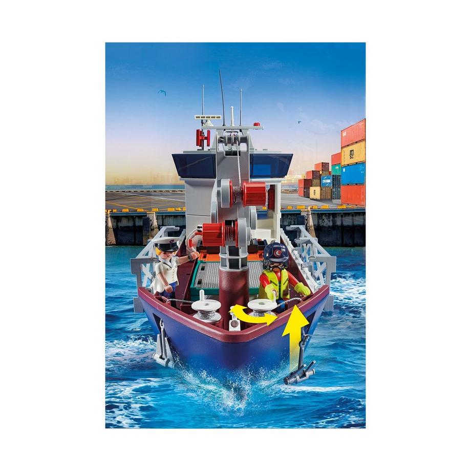 Playmobil  70769 Nave da carico con container 