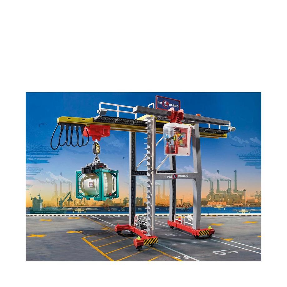 Playmobil  70770 Portalkran mit Containern 