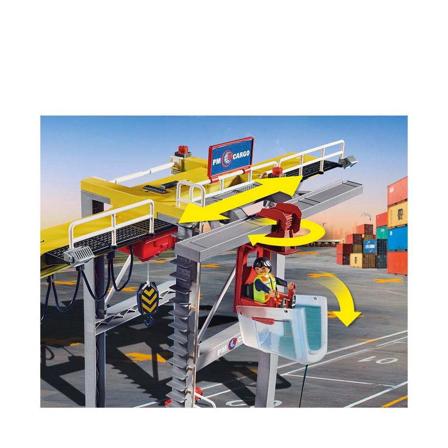 Playmobil  70770 Portalkran mit Containern 