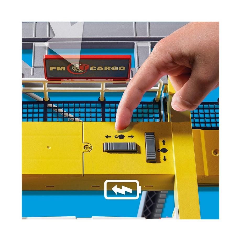 Playmobil  70770 Portalkran mit Containern 