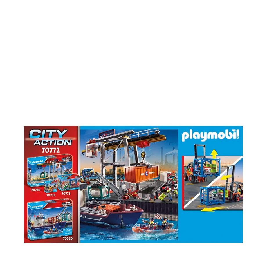 Playmobil  70772 Chariot élévateur avec cargaison 