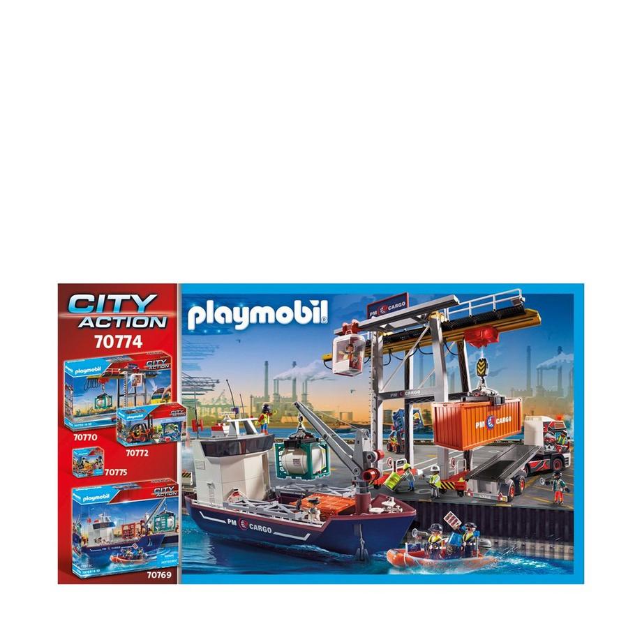 Playmobil  70774 Ouvrier et conteneur  