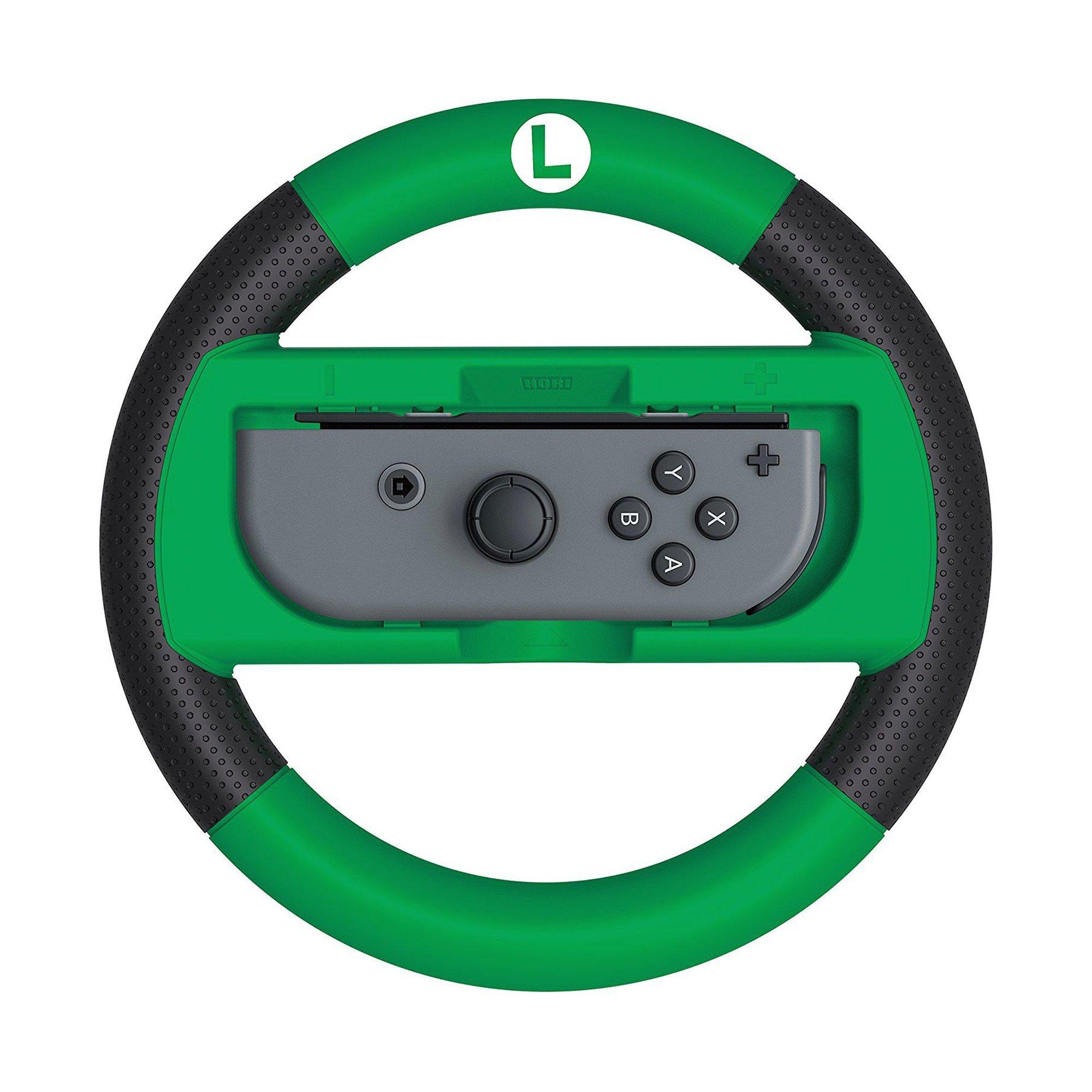 Hori Deluxe Wheel Attach - Luigi (Switch) Volant gaming 