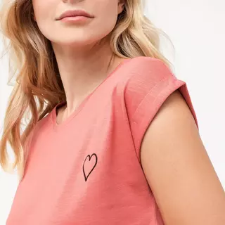 Manor Woman  T-shirt girocollo, manica corta Rosa Scuro