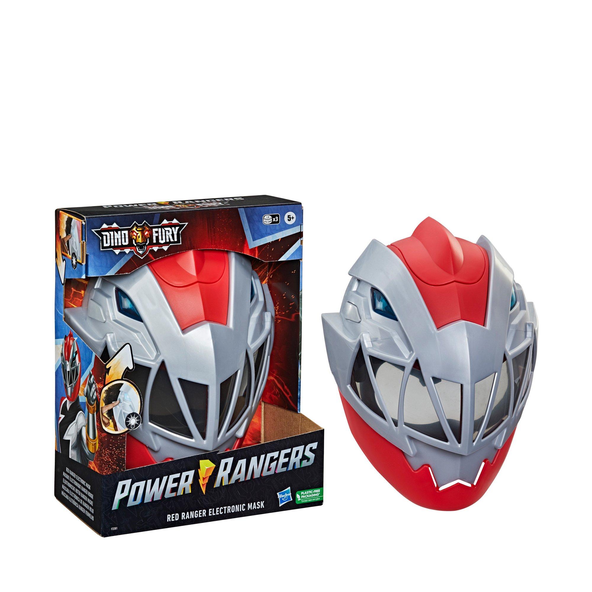 Image of Hasbro Power Rangers Roter Ranger elektronische Maske