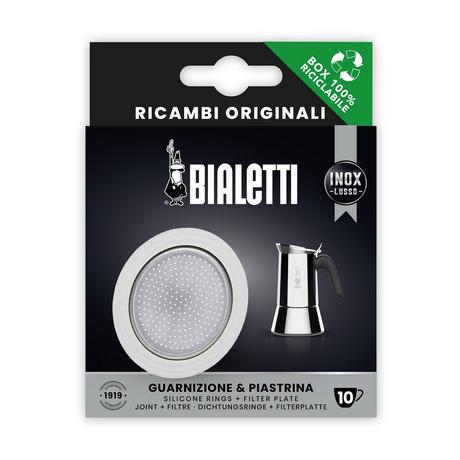 BIALETTI Set caffettiera con guarnizione e filtro New Venus 