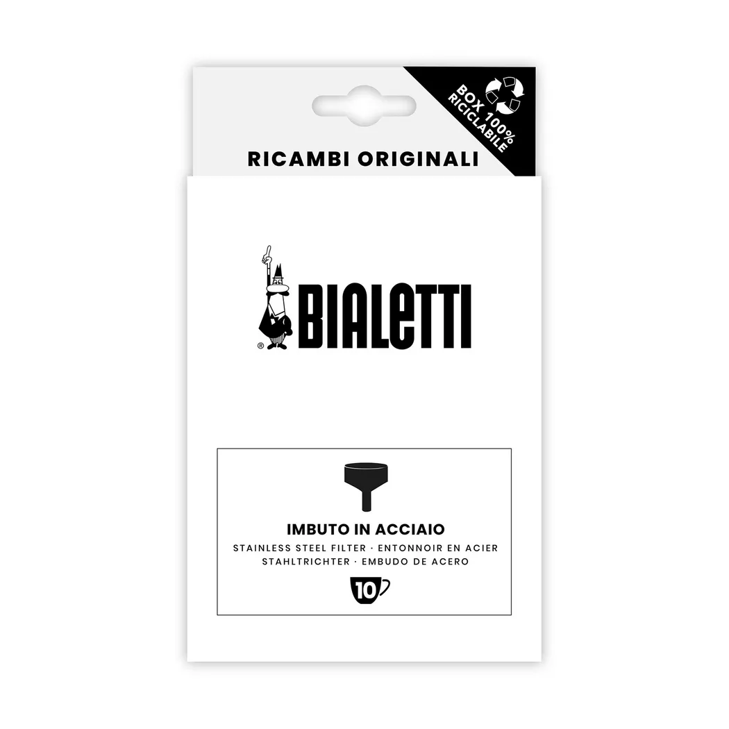 Bialetti - Filtertrichter, 78MM, Chrom