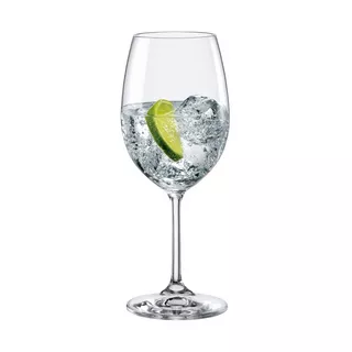 BOHEMIA Cristal Bordeauxglas Lara Transparent