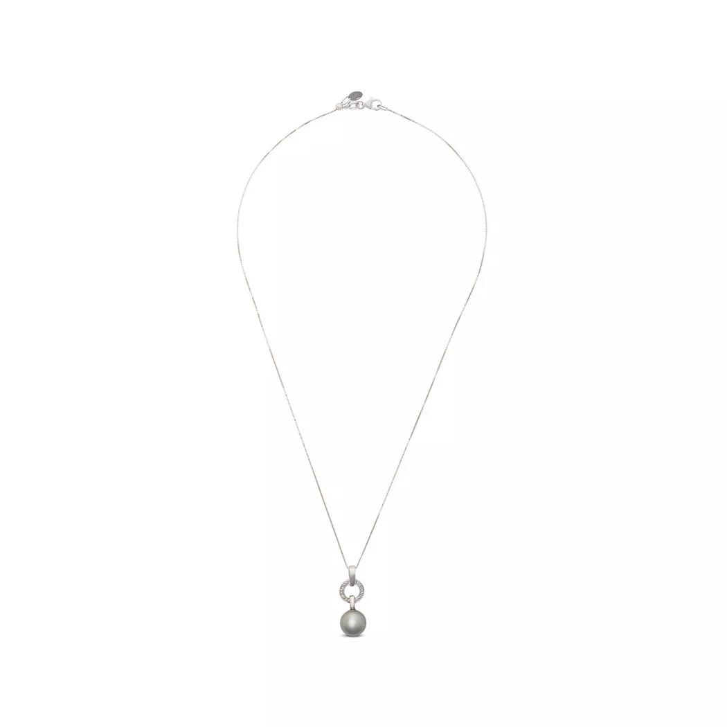 Puro® - Halskette, 45cm, Weissgold 3