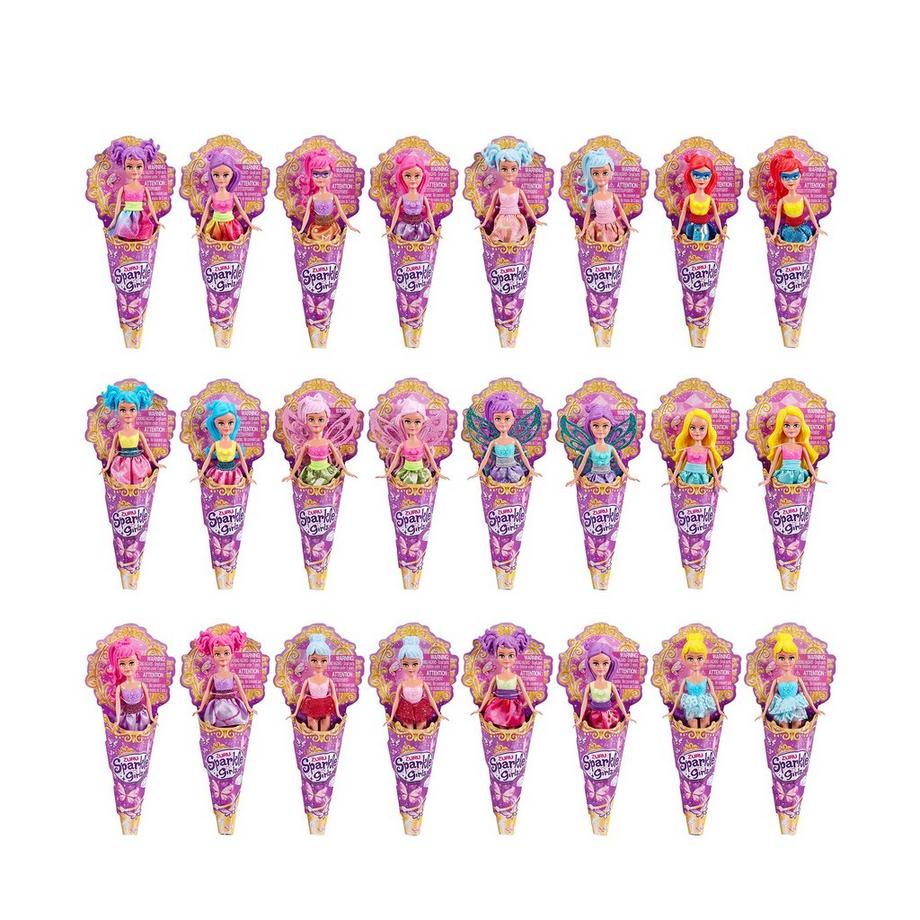 Sparkle Girlz Mini Doll In Cone, modelli assortiti