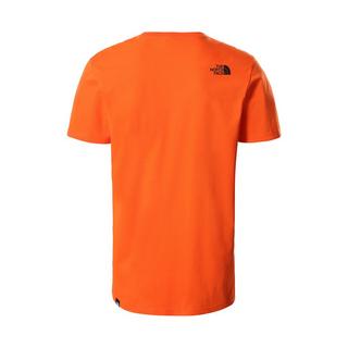 THE NORTH FACE M STANDARD SS TEE RED ORANGE T-Shirt 