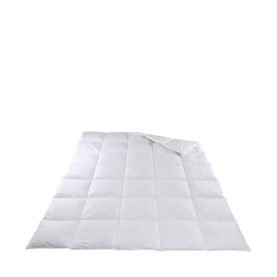 DOR - Ganzjahres-Daunenduvet, ORGANIC Ganzjahres-Daunenduvet, 200 x 210 cm, Weiss