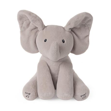 Gund  Baby Peluche Animée Flappy L'Éléphant, Allemand 