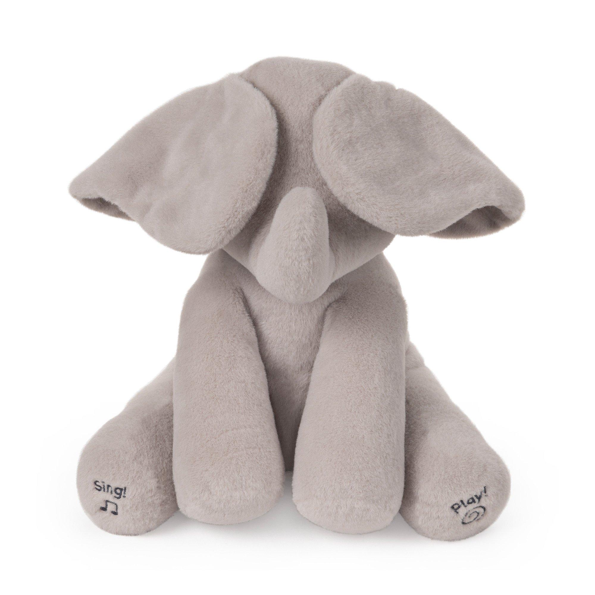 Gund  Baby Peluche Animée Flappy L'Éléphant, Allemand 